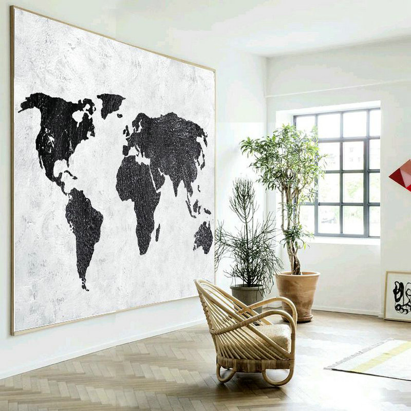 Handmade Large Contemporary Art,Oversized Minimal Painting On Canvas - Hand Painted Acrylic Painting